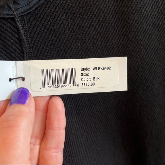 James Perse LOS ANGELES Fitted Classic Black Tank Tress - Picture 4 of 6